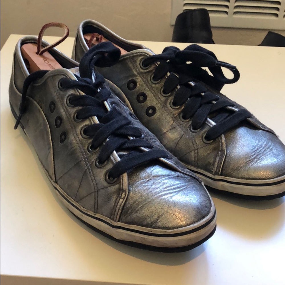 Silver Puma Sneakers
